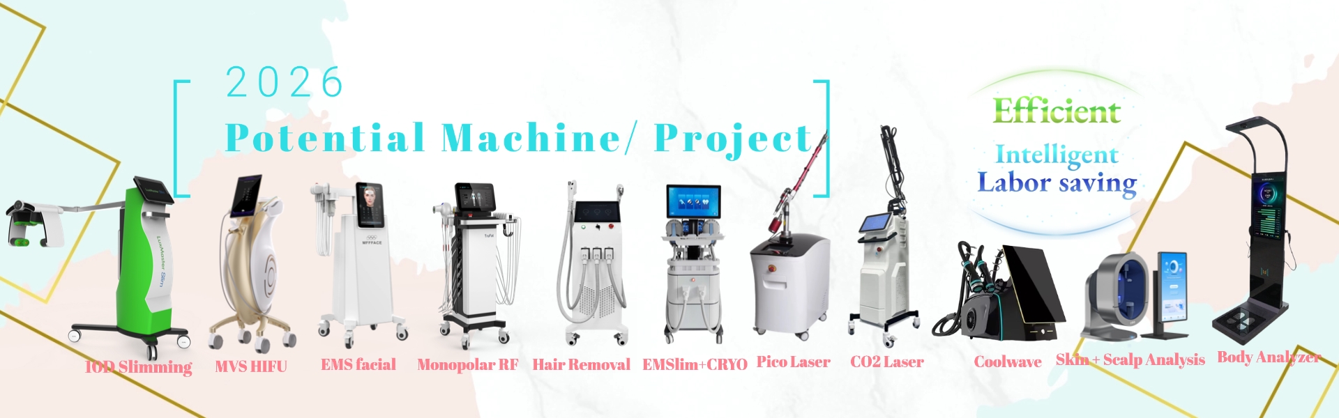 2026 नवीन वर्षाचे वजन कमी करणारे फेस लिफ्टिंग हेअर रिमूव्हल मशीन leongbeauty कंपनी